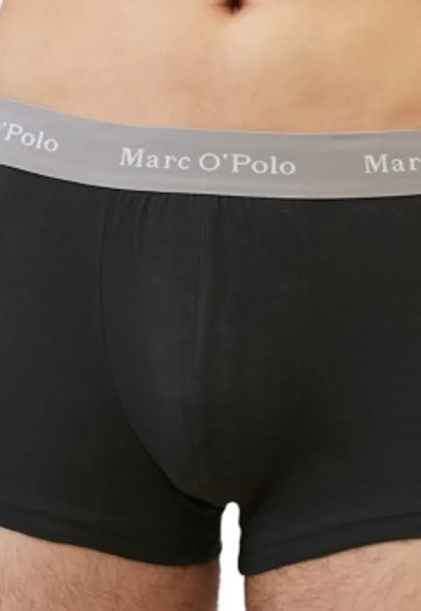 Marc O Polo Cotton Trunks Kalsonger 6P Svart/Grå bomull XX-Large Herr