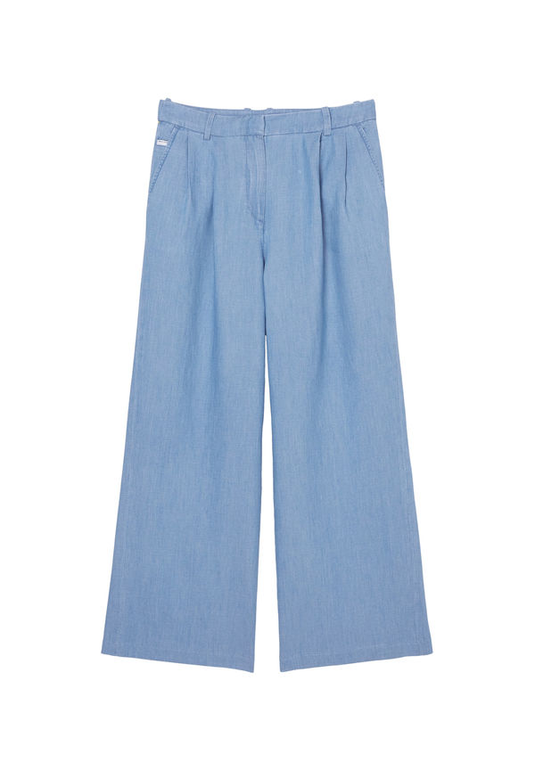 Marc O'Polo DENIM Pressveckade jeans ljusblå
