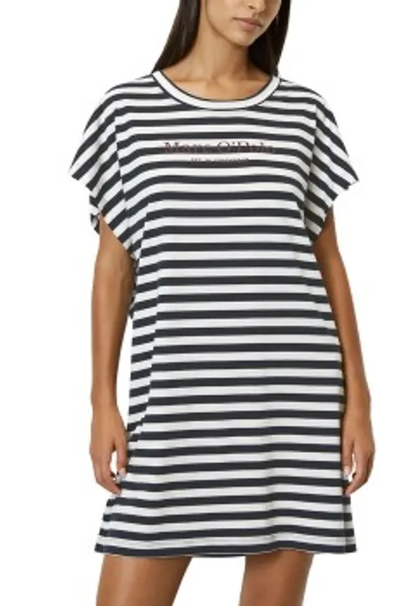 Marc O Polo Dress Vit/Blå Small Dam