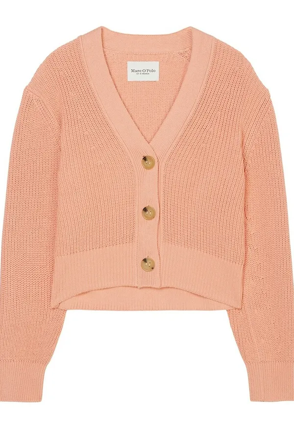 Marc O'Polo Heavy-weight cardigan Röd, Dam