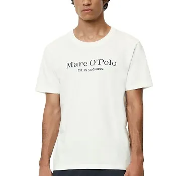 Marc O Polo Logo Top Vit bomull Large Dam