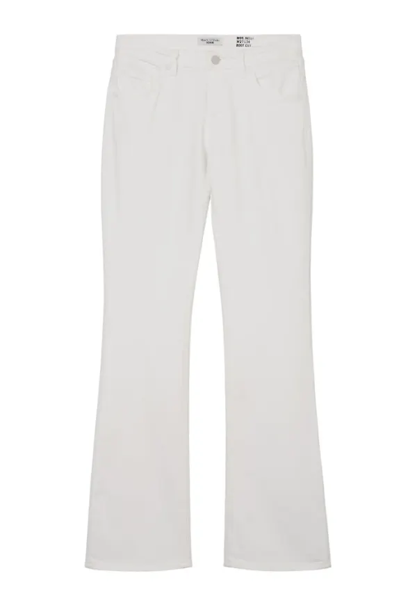 Marc O'Polo Nella bootcut jeans Vit, Dam