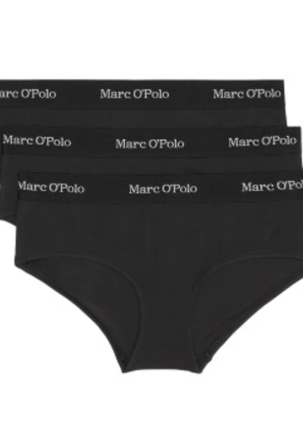 Marc O Polo Panty Trosor 3P Svart bomull Large Dam