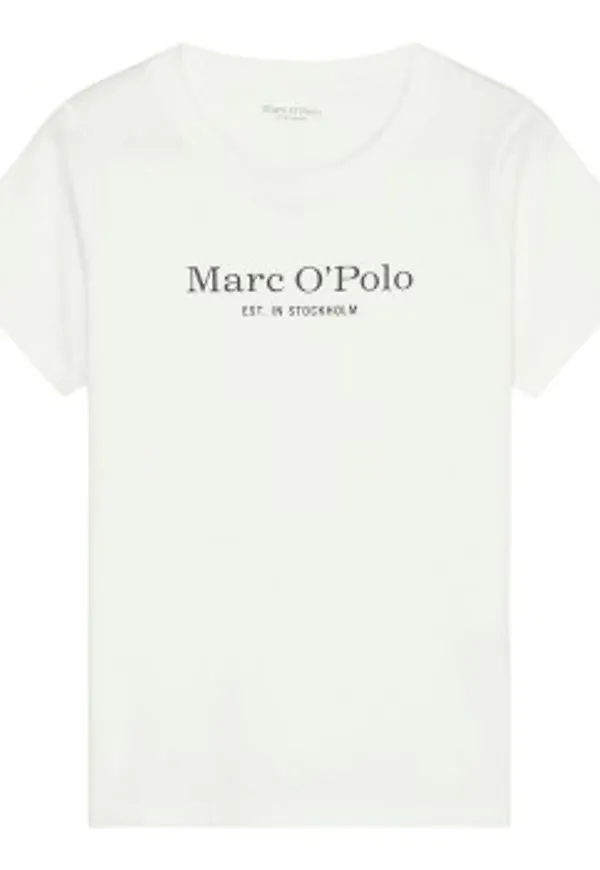 Marc O Polo Slim T-Shirt Vit bomull Small Dam