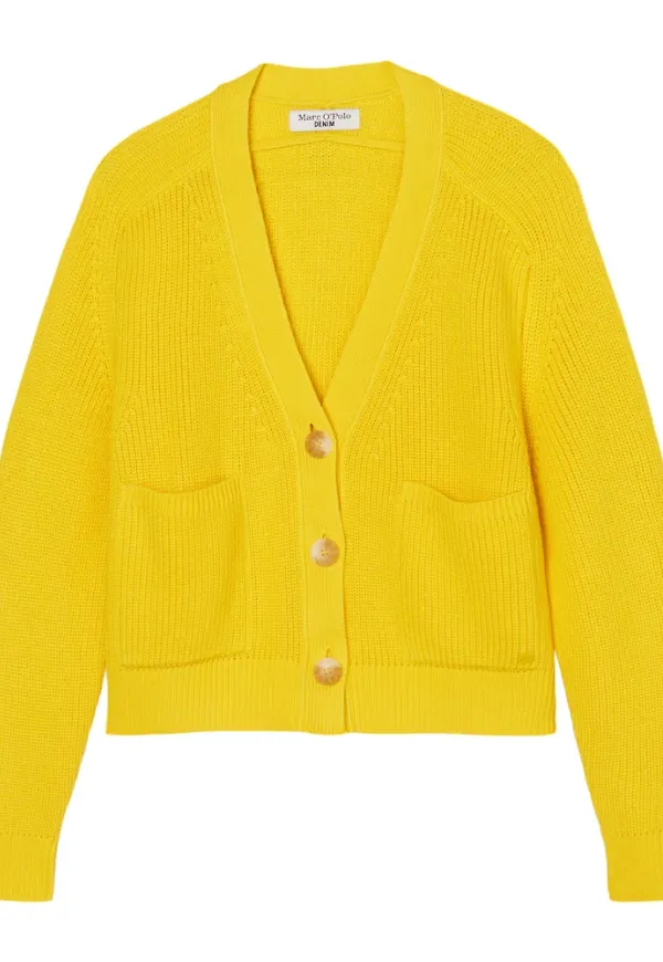 Marc O'Polo V-neck cardigan Gul, Dam