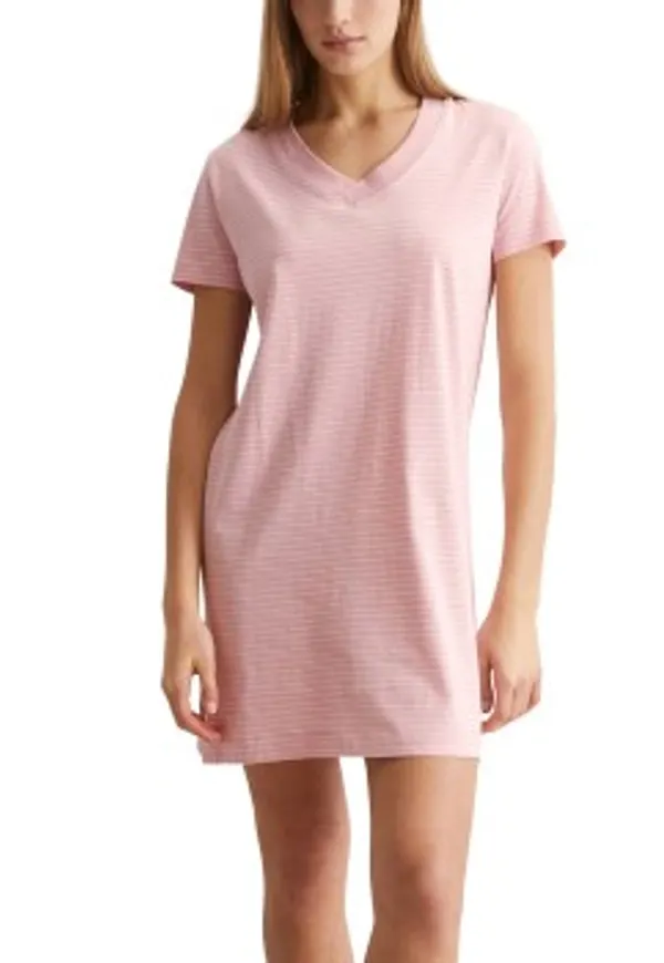 Marc O Polo V-Neck Dress Ljusrosa bomull Small Dam