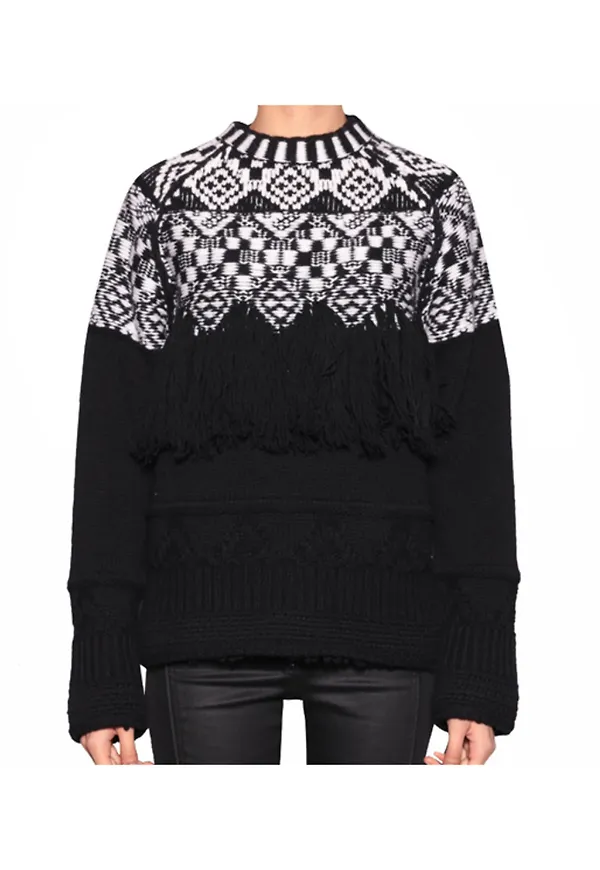 Marcelo Burlon Sweater Svart, Dam