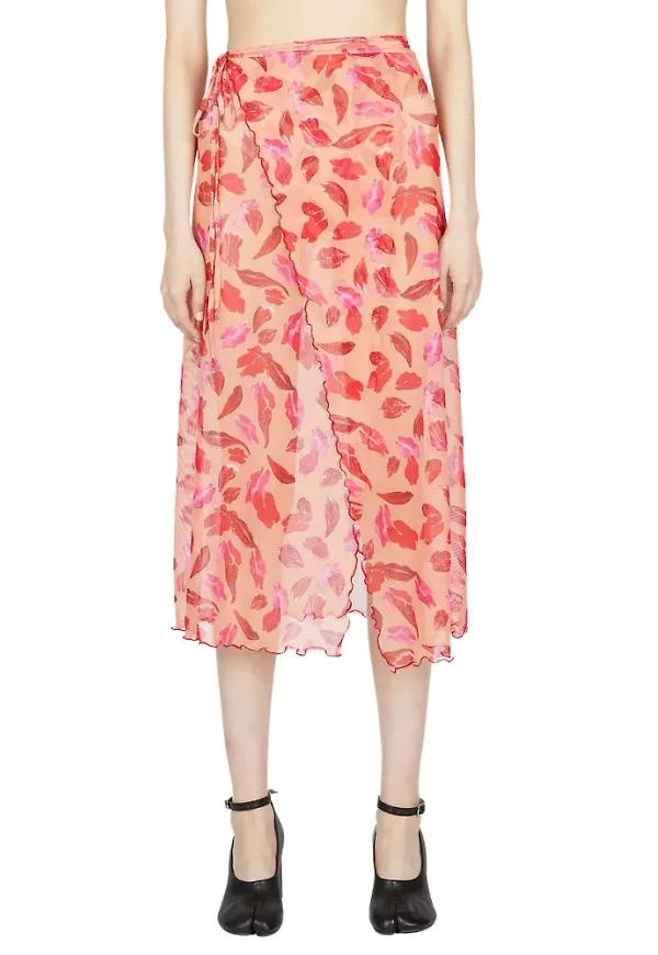 Marco Rambaldi, Kjol, Dam, L, Lips Wrap Beach Skirt