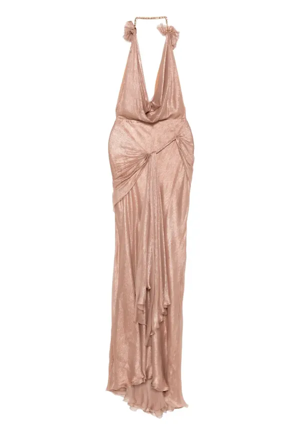 Maria Lucia Hohan Alix draperad klänning - Brun