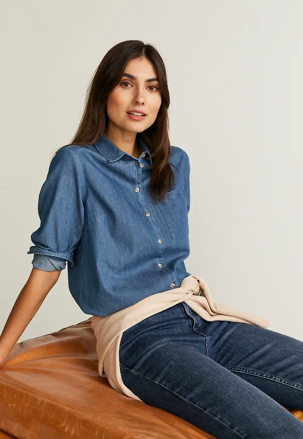 Marika denim shirt