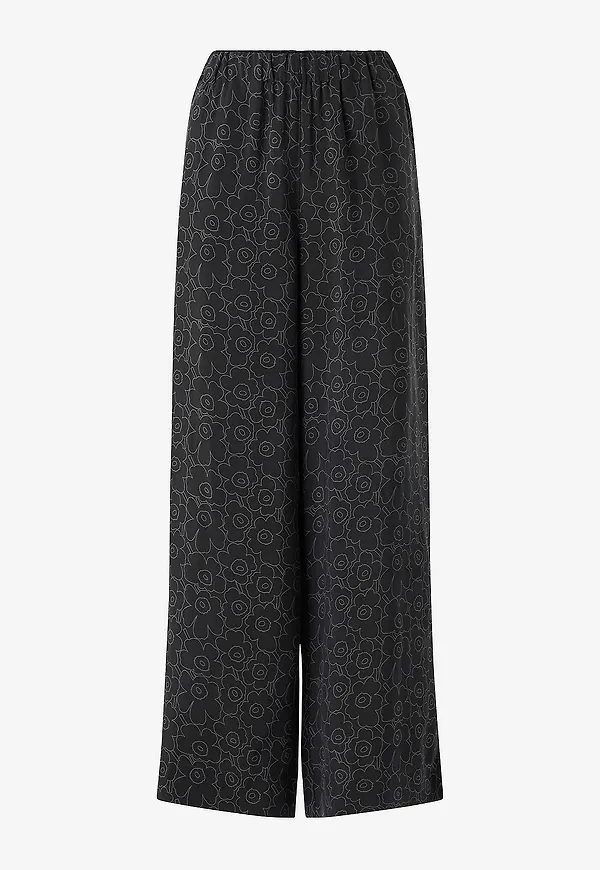 Marimekko - Byxor Oanet Piirto Unikko - Svart