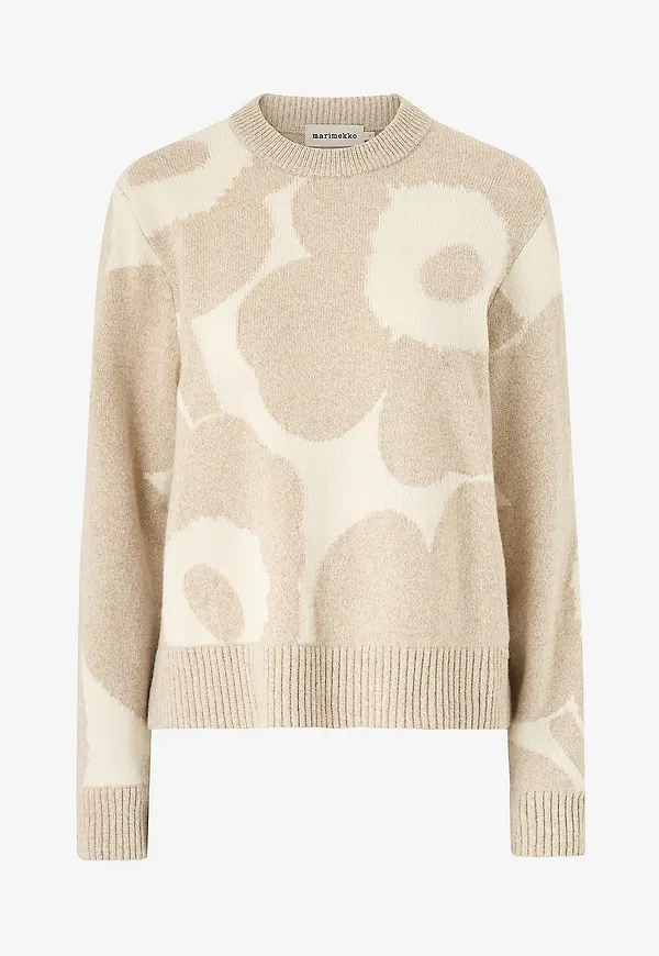 Marimekko - Pullover Aatto Unikko - Beige