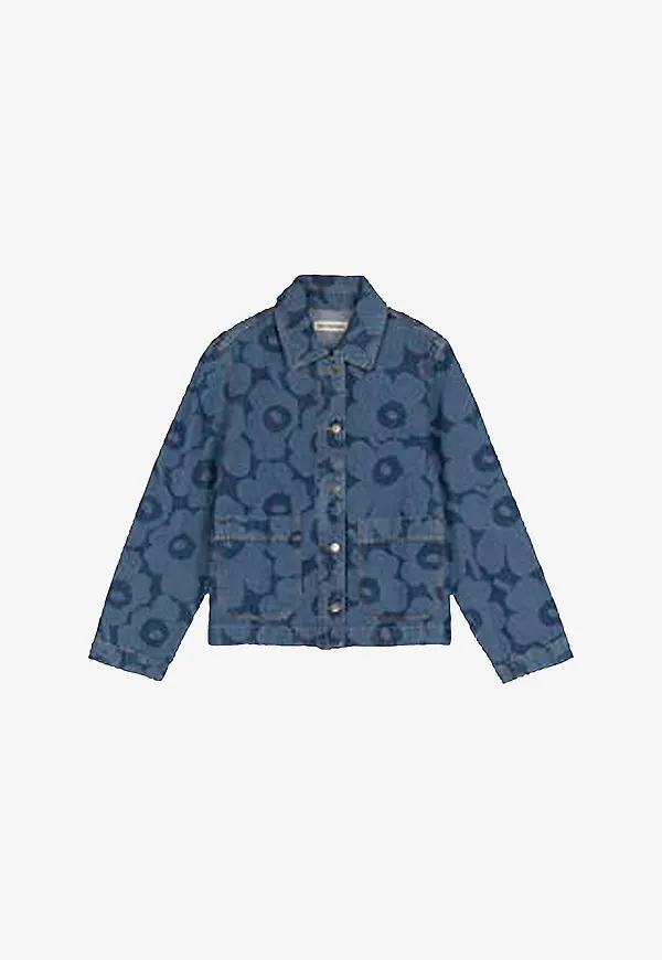 Marimekko - Jacka Maridenim Näkymä Unikko - Blå