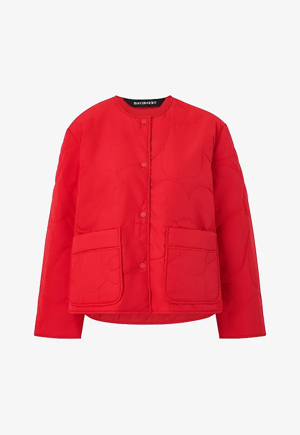 Marimekko - Jacka Kapseli Piirto Unikko - Röd