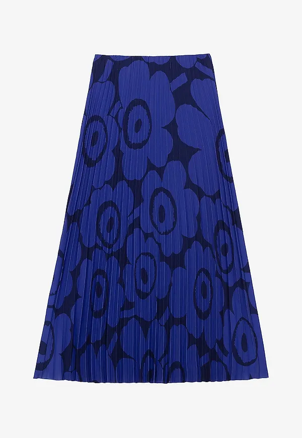 Marimekko - Kjol Jatko Unikko - Blå