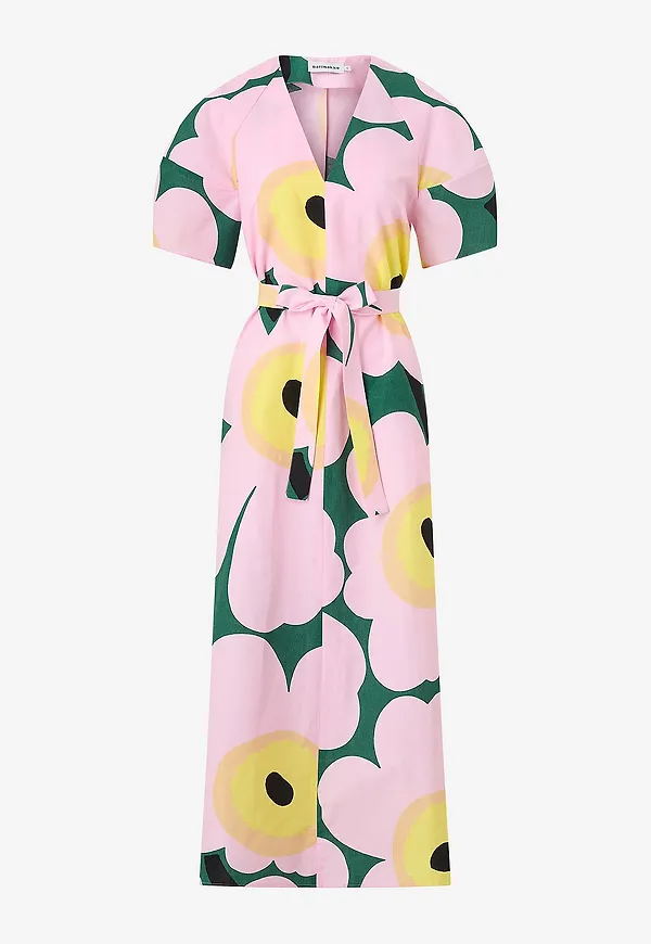 Marimekko - Klänning Kaffet Unikko - Grön