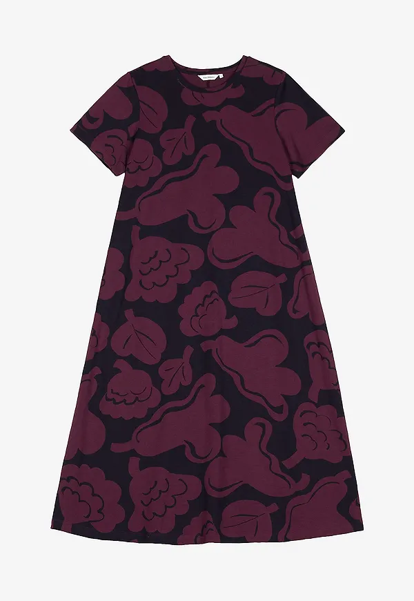 Marimekko - Klänning Pisteinen Kukasta Kukkaan - Lila