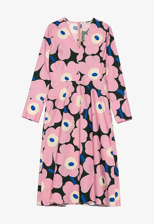 Marimekko - Klänning Rohinna Unikko - Rosa