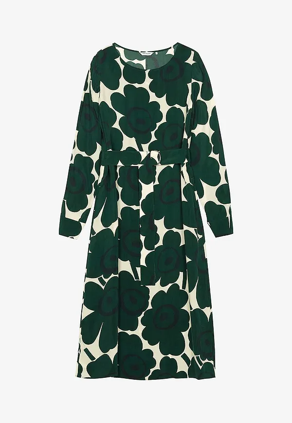 Marimekko - Klänning Satunnainen Unikko - Grön