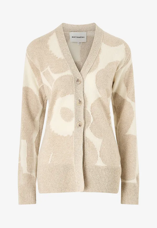Marimekko - Kofta Kumma Unikko - Beige