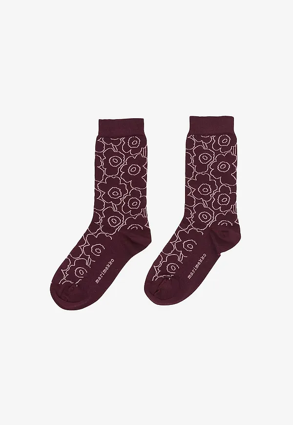 Marimekko - Linjaus Piirto Unikko - Röd