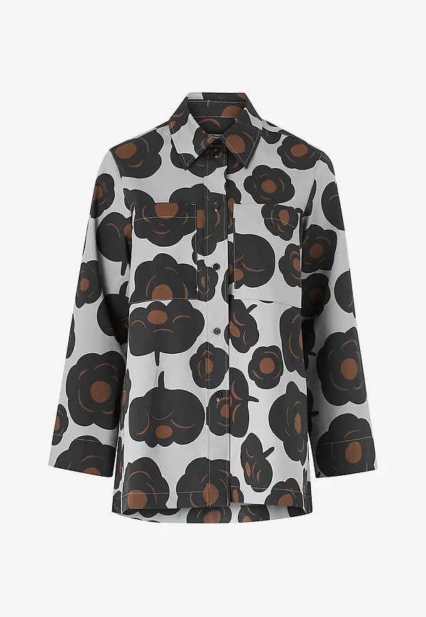 Marimekko - Skjorta Maaria Tumma - Grå