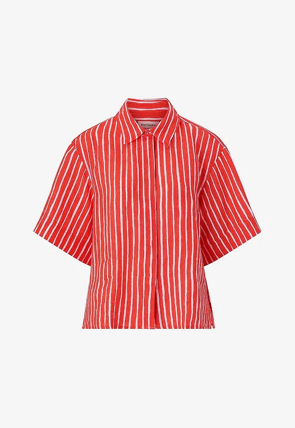 Marimekko - Skjorta Shirt PALINDROMI PICCOLO - Röd