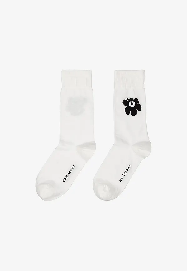 Marimekko - Socks Kasvaa Unikko One - Vit