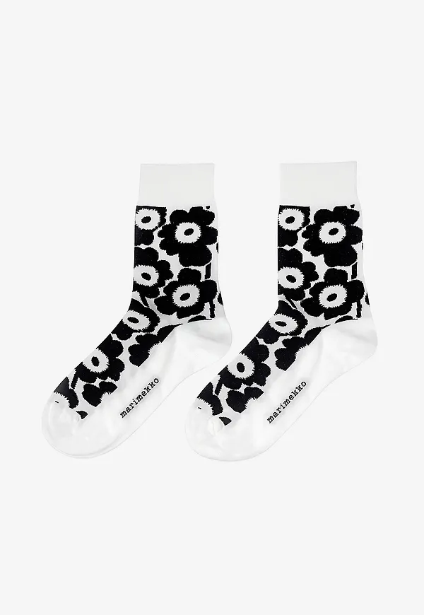 Marimekko - Strumpor Kirmailla Unikko - Svart
