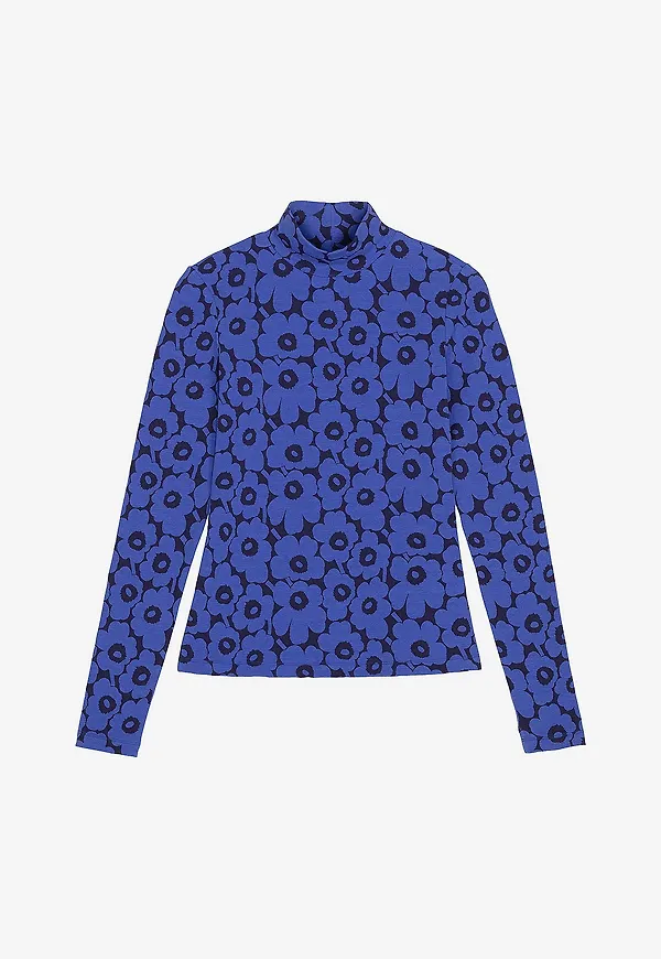 Marimekko - Topp Jäkälä Unikko - Blå