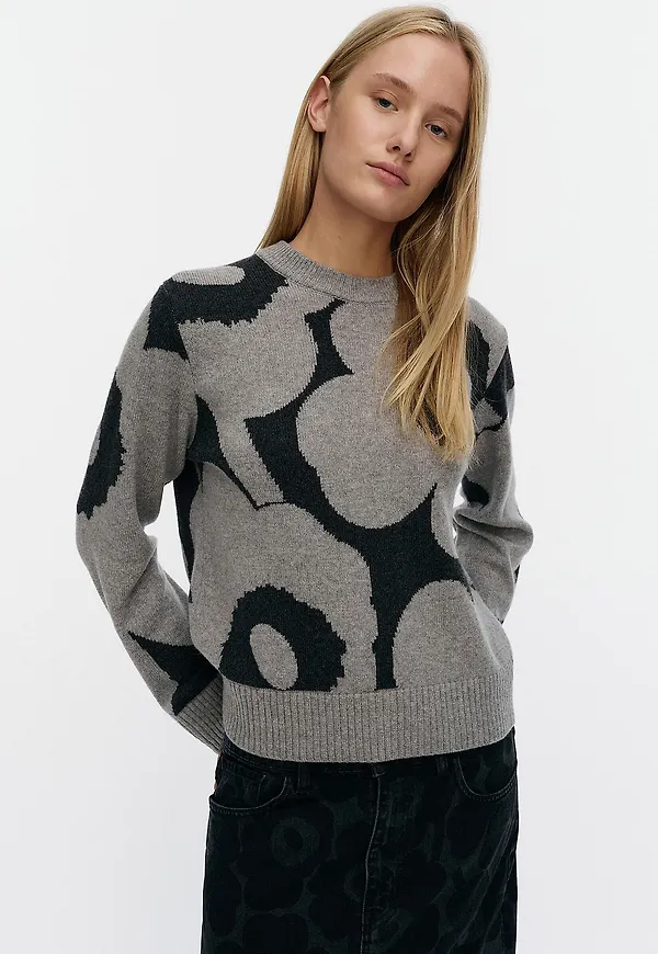 Marimekko - Tröja Aatto Unikko - Grå