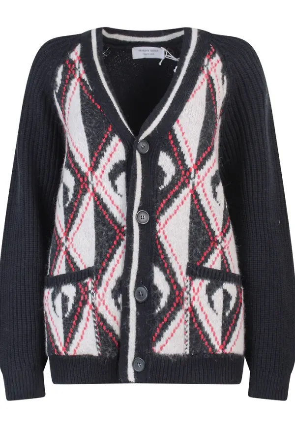 Marine Serre Knitwear Svart, Dam