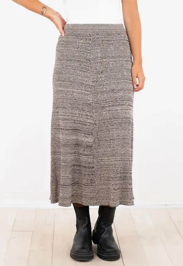 Marinne Space Dye Knit Skirt