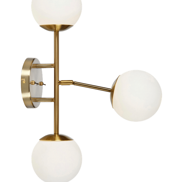 Markslöjd - Vägglampa TRINITY 3L - Mässing