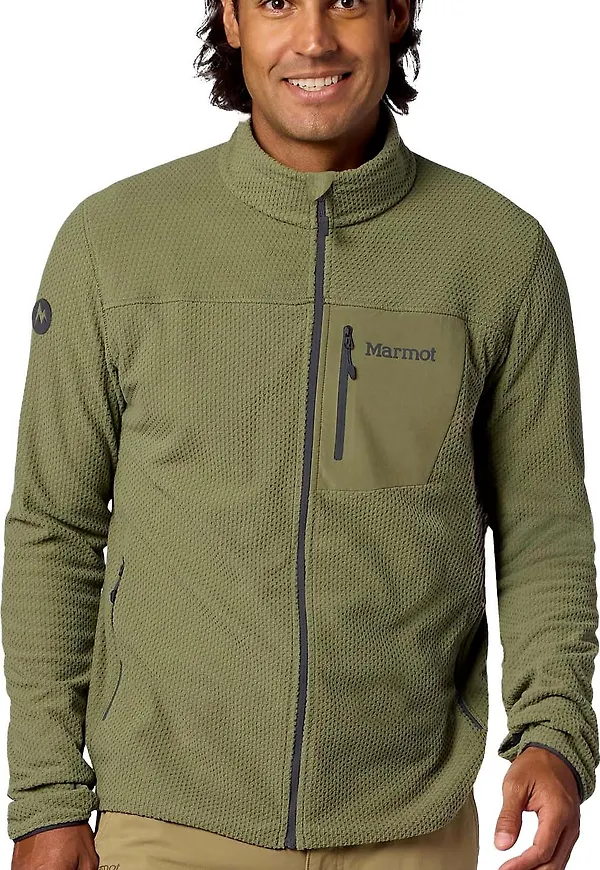 Marmot Men's Airfleece Jacket Olive Grove