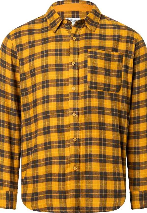 Marmot Men's Rush Creek Lightweight Flannel LS Honey Glaze