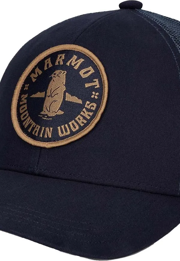 Marmot Retro Trucker Hat Nightfall Navy