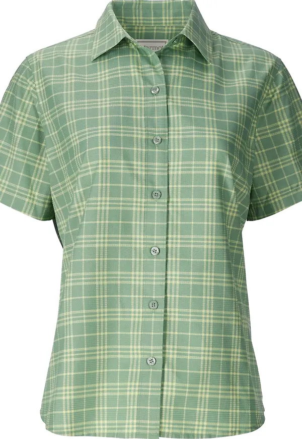 Marmot Women's Airexchange Novelty Ss Shirt Agate Green