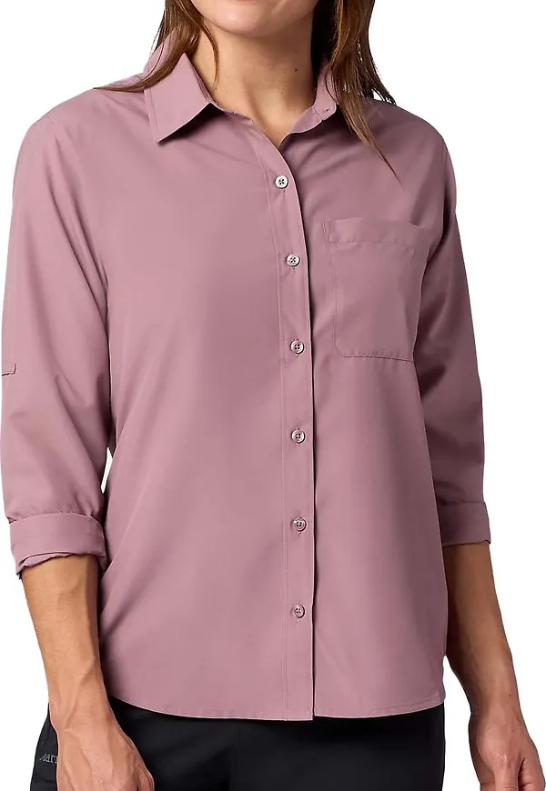 Marmot Women's Airexchange Upf 40 Ls Shirt Light Mauve