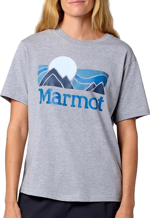 Marmot Women's Coastal Tee Grey Heather