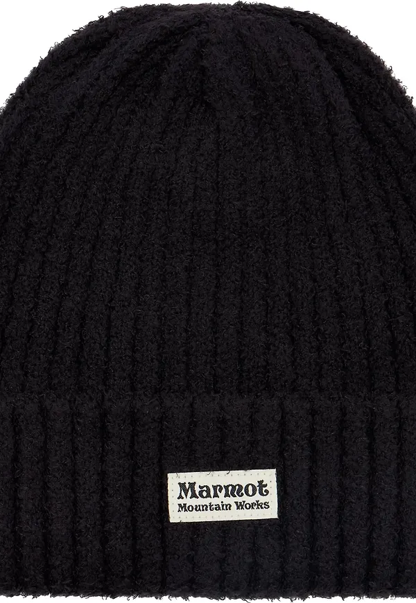 Marmot Women's Fuzzy Beanie Black