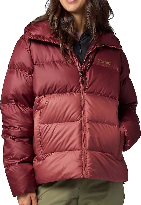 Marmot Women's Guides Down Hoody Oxblood/praline