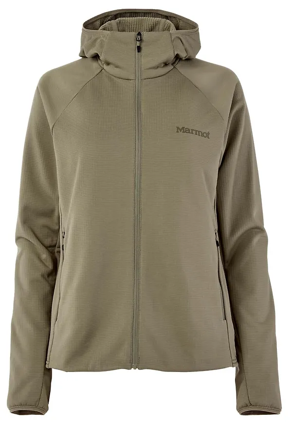 Marmot Women's Lectone Fleece Hoody Grey