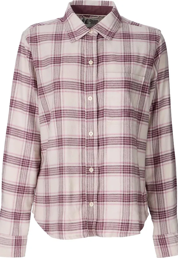 Marmot Women's Rush Creek Lightweight Flannel Ls Sugar Plum Plaid