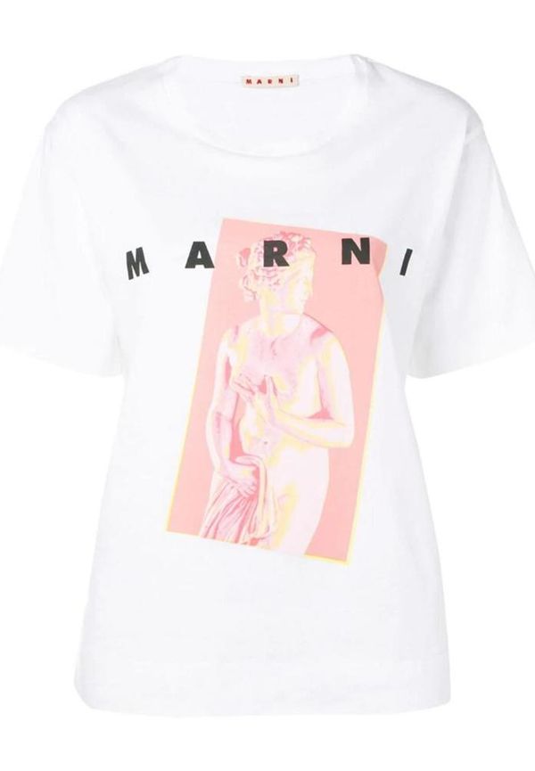 Marni - T-shirts - Vit - Dam - Storlek: XS