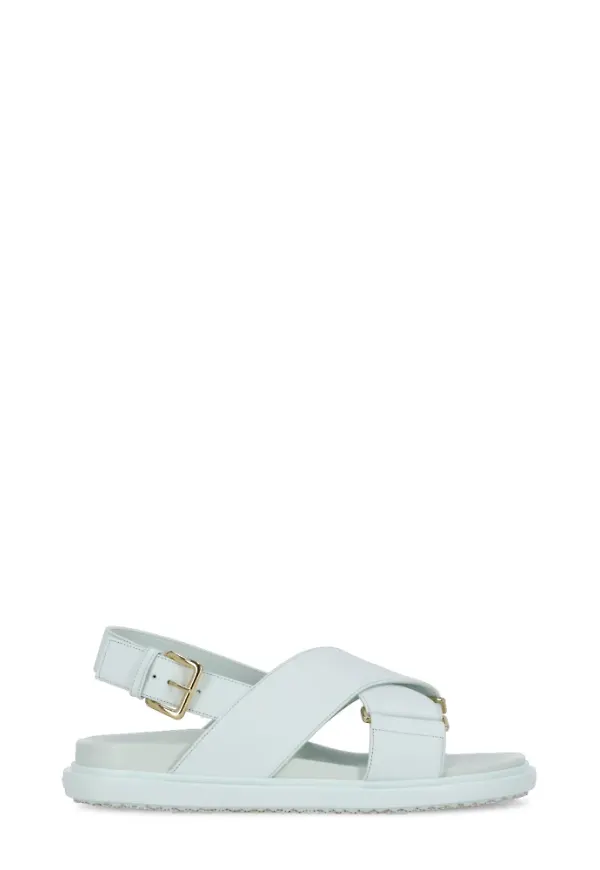 Marni, Skor, Dam, 39 EU, Läder, Fussbet Sandaler