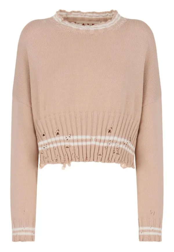 Marni croptop - Neutral