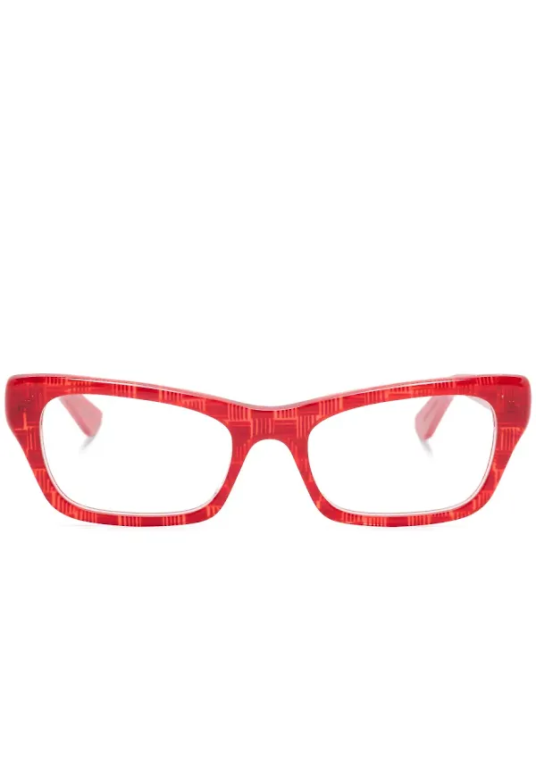Marni Eyewear Tup Akelu glasögon - Röd