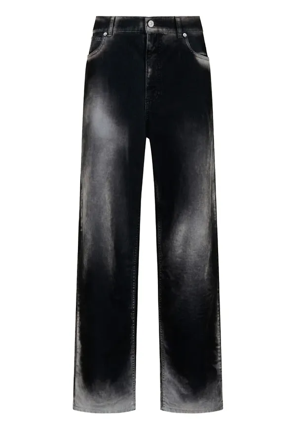 Marni wide leg-jeans - Svart