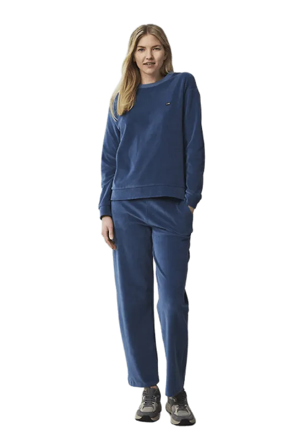 Martha Organic Cotton Velour Sweatshirt